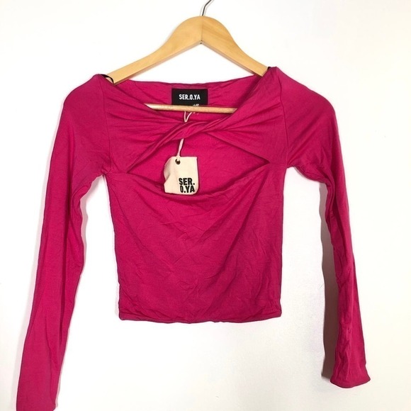 SER.O.YA Artemis Top Pink NWT XS - Picture 3 of 9